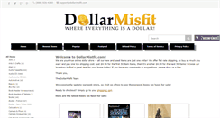 Desktop Screenshot of dollarmisfit.com